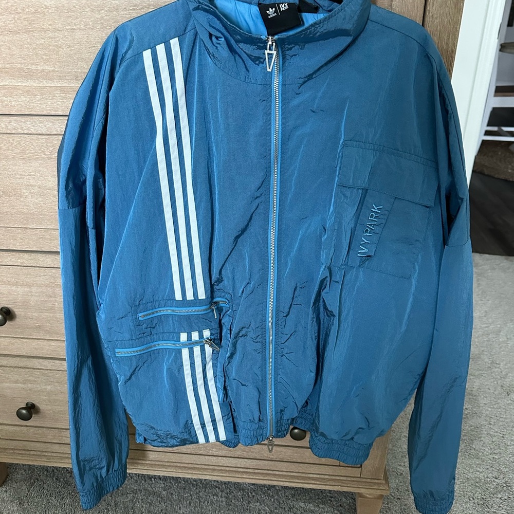 IVY PARK Blue Windbreaker Lightweight Polyester